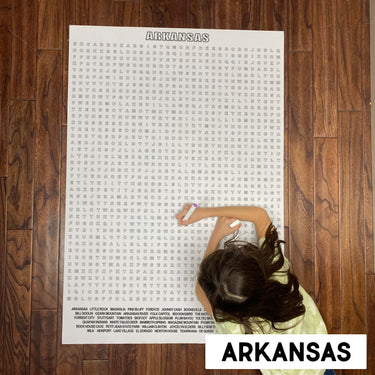 Arkansas State Giant Word Search Puzzle